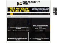 Tablet Screenshot of photographytricks.com